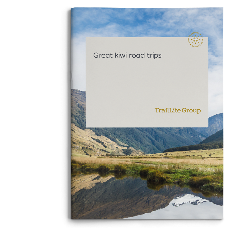 Traillite Group branded great kiwi road trips guide