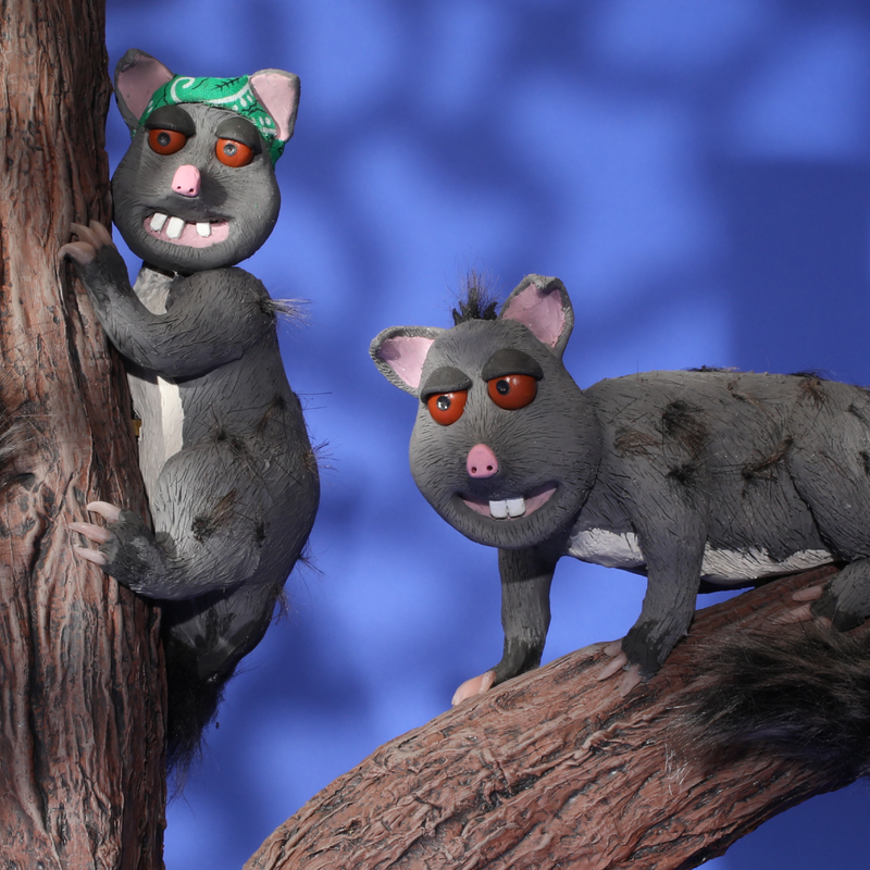 RAGT NZ possum characters in tree