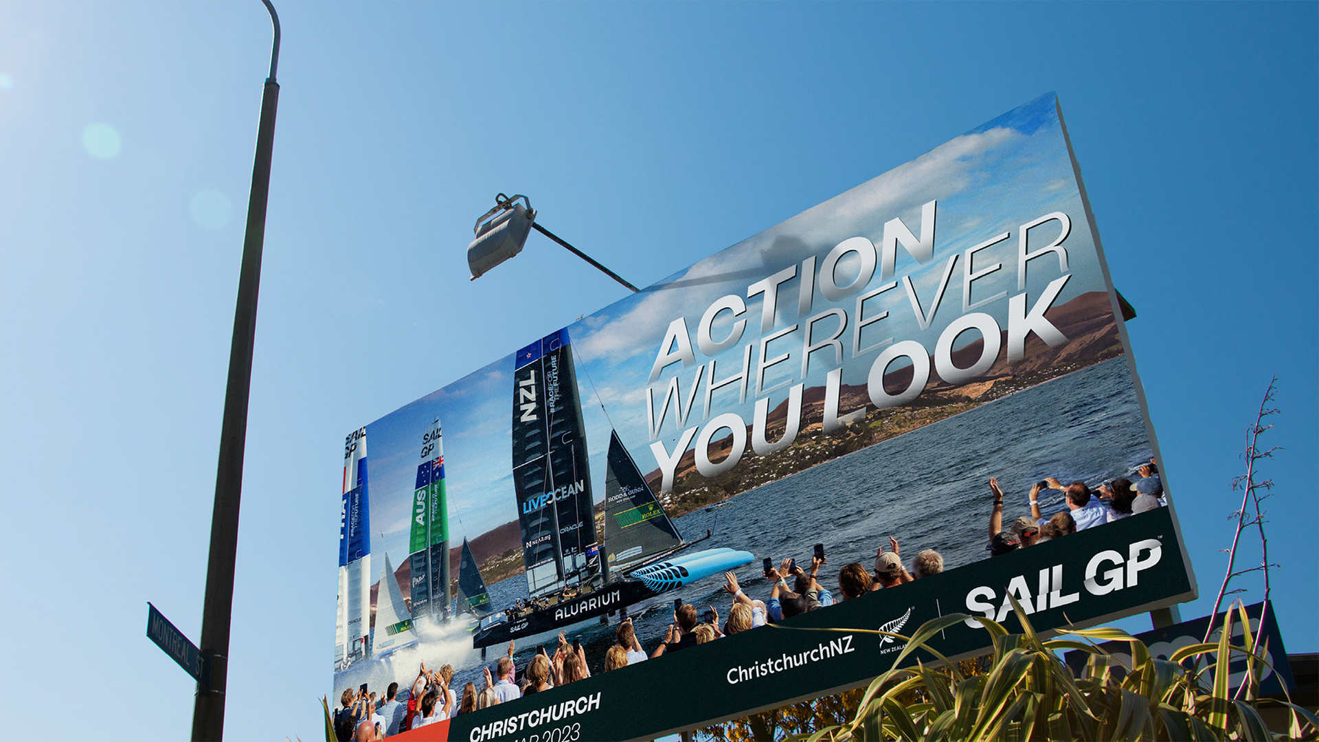 Concept of Sail GP billboard
