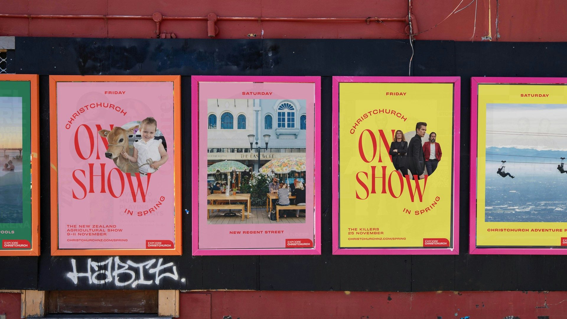 Christchurch OnShow brand posters