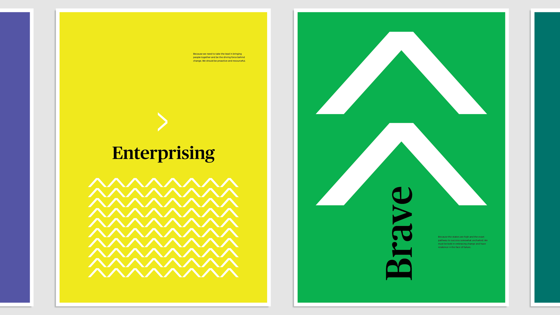 Concepts of Ara Ake branded posters