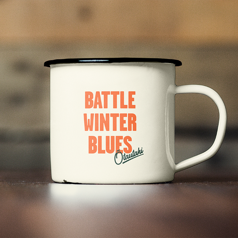 Coffe mug with The Midwinter Session branding